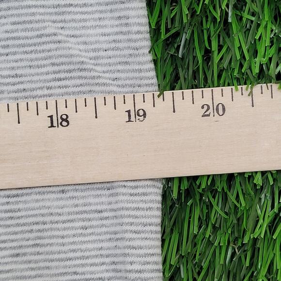 Vintage 90s Gecko Hawaii Stripes Shirt S/M 19x20 Gray USA - Picture 8 of 15